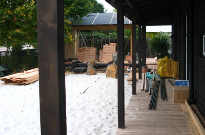 Pågående projekt i Vejbystrand ”japan-inspirerad utemiljö”<p>Pågående projekt i Vejbystrand ”japan-inspirerad utemiljö”</p> Pågående projekt i Vejbystrand ”japan-inspirerad utemiljö”